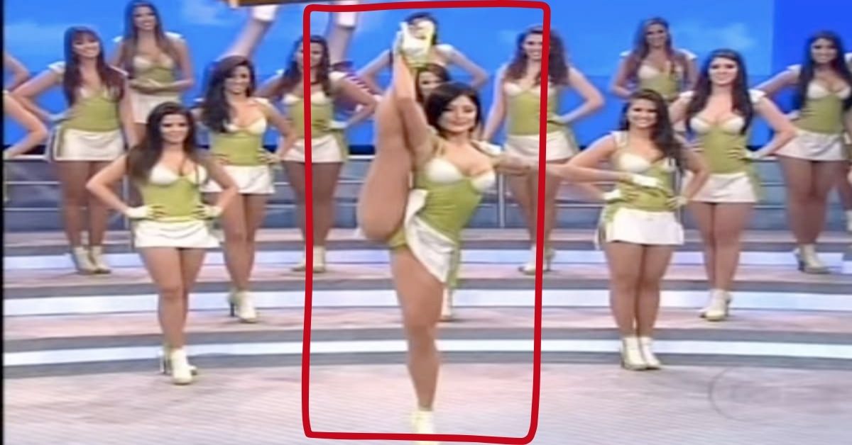Aline Campos no Balé do Faustão