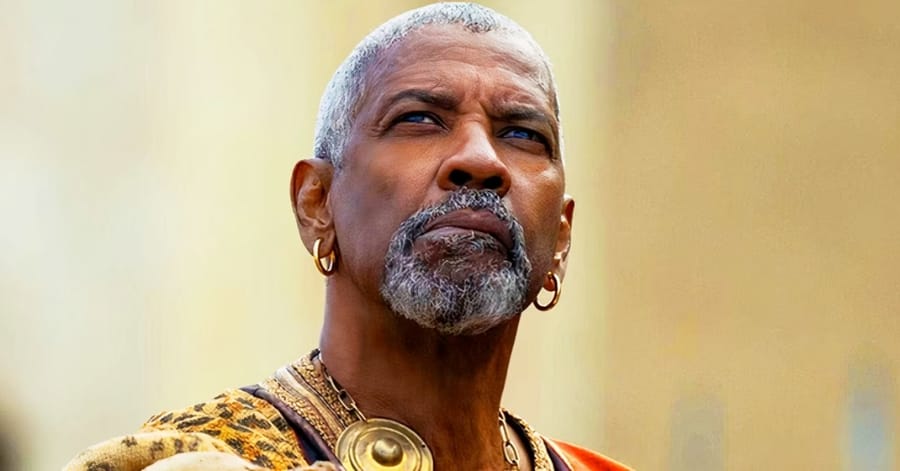 Elenco de Gladiador 2: Conheça os atores e personagens 3 Denzel Washington como Macrinus
