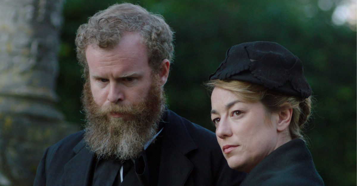 Tom Shepherd e Maya Booth como Edward e Georgiana Burne-Jones