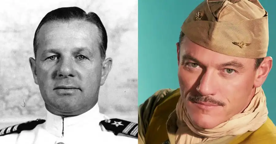 História Real de Midway: Filme da Batalha que Salvou os EUA é 90% VERÍDICO 9 Capitão de Corveta Wade McClusky (Luke Evans)