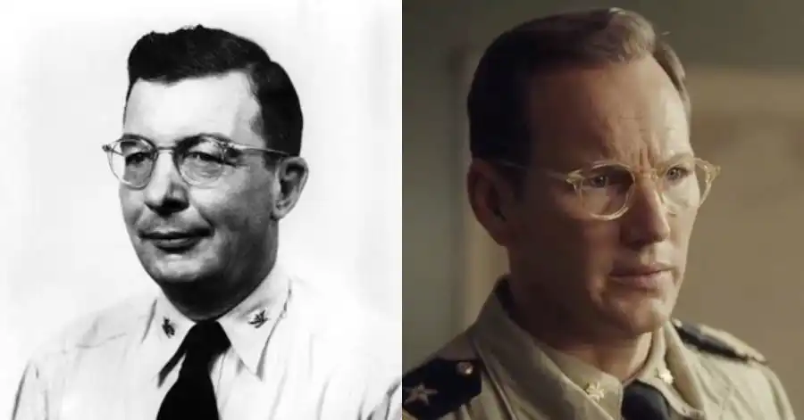 História Real de Midway: Filme da Batalha que Salvou os EUA é 90% VERÍDICO 6 Capitão de Corveta Edwin T. Layton (Patrick Wilson)