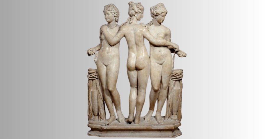 O que são as Estátuas de Três Graças? Entenda o Mistério por Trás dessa Obra de Arte 1 estatua tres gracas