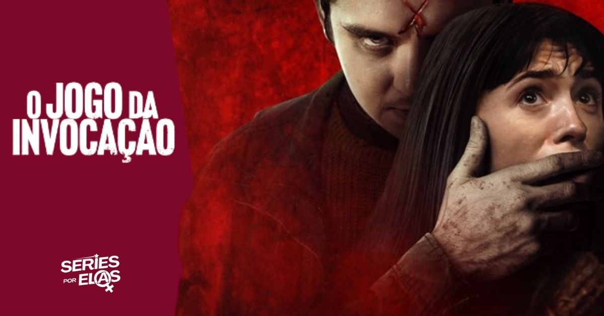 Capa de série de terror intrigante.