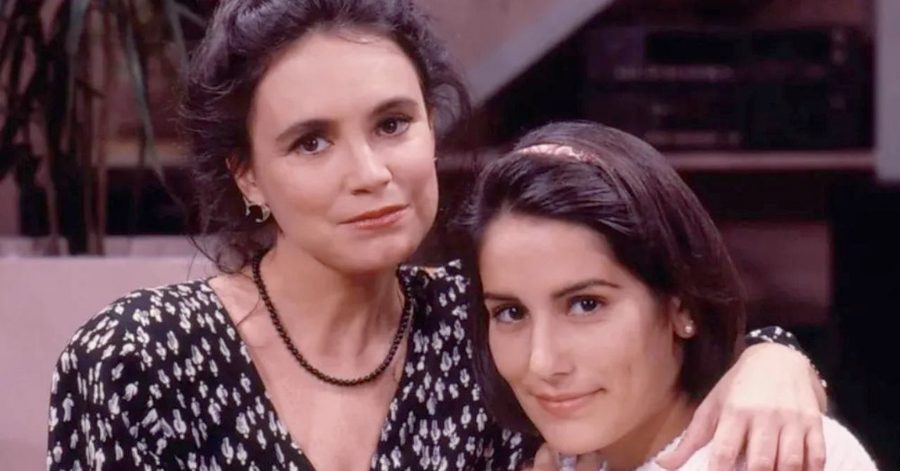 Raquel (Regina Duarte) e Maria de Fátima (Glória Pires) em 1988 
