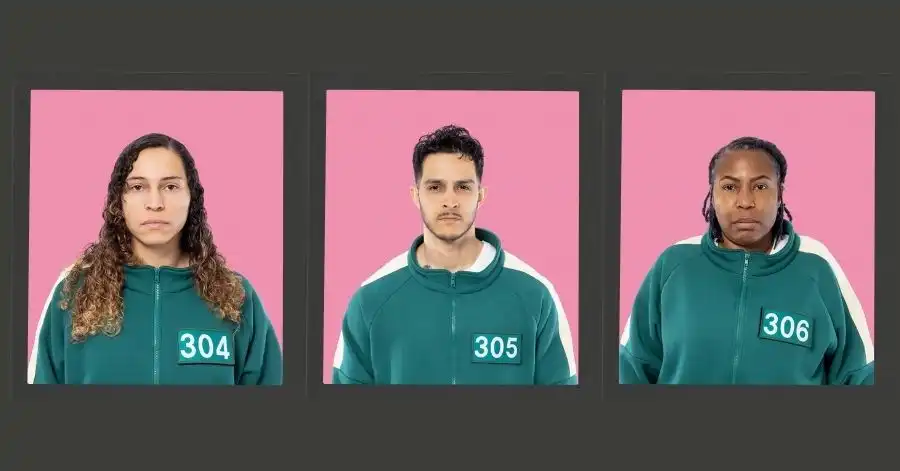 Jogadores 304 305 e 306