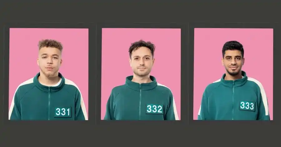 Jogadores 331 332 e 333