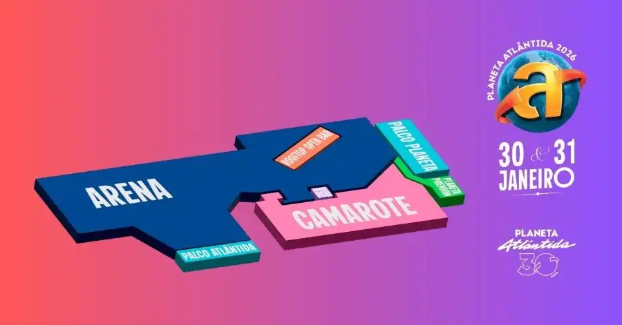 Planeta Atlântida 2026: Line-Up (atrações), preço dos ingressos e onde assistir ao vivo 3 Estrutura de Palcos e Experiências