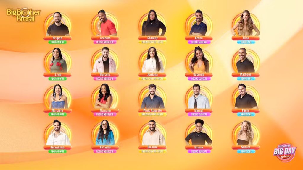 Lista oficial dos participantes da Casa de Vidro do BBB 26