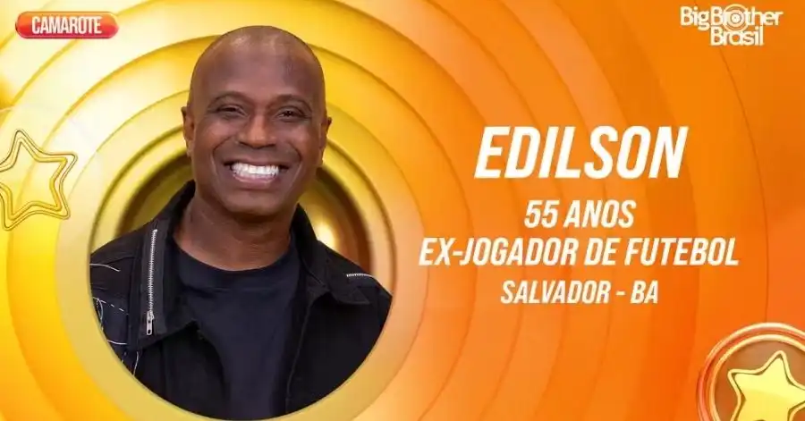 Edilson no BBB 26: a trajetória do “Capetinha” que sai dos gramados para o reality 3 edilson