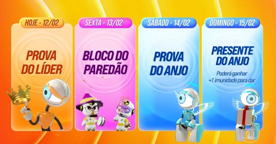 Dinâmica da semana BBB 26 hoje (12/02) 3 1202_dinamica
