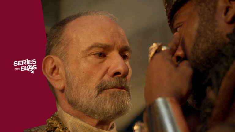 Resumo A Nobreza do Amor – Confronto tenso entre o ditador Jendal (Lázaro Ramos) e Paxá Soliman (Marco Ricca) na novela das seis