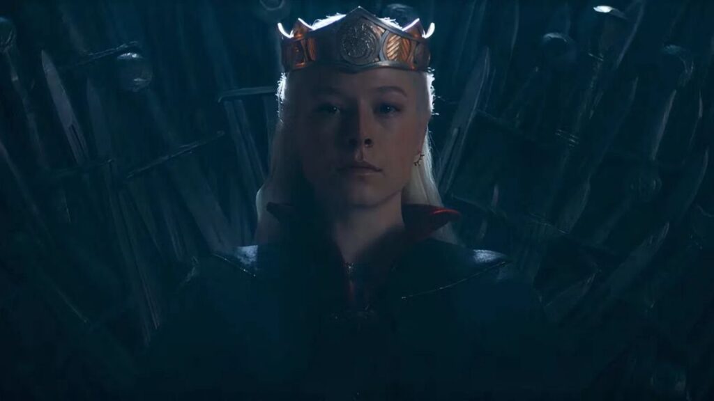 House of the Dragon S03E02, Final Explicado: O Trono de Ferro e o Preço do Sangue 3 rhaenyra no trono de ferro